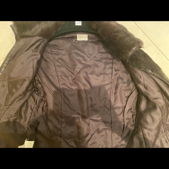 LEATHER FUR COAT!!!! - Picture 6 of 8